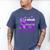 I Wear Purple In Memory Of My Mom Alzheimers Awareness Men's Comfort Colors T-Shirt Blue Jean I Wear Purple In Memory Of My Mom Alzheimers Awareness Men's Comfort Colors T-Shirt Blue Jean