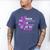 I Wear Purple In Memory Of My Mom Pancreatic Cancer Ribbon Men's Comfort Colors T-Shirt Blue Jean