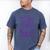 I Wear Purple In Memory Of My Sister Alzheimers Awareness Men's Comfort Colors T-Shirt Blue Jean
