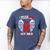 I Wear Red In Memory Of My Dad Heart Disease Awareness Month Men's Comfort Colors T-Shirt Blue Jean