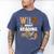 Wild About Reading Book Reader Book Nerd Book Reading Lover Premium Tri-Blend Men's Comfort Colors T-Shirt Blue Jean