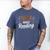 Wild About Reading Books Reader Lover Bookworm Leopard Print Men's Comfort Colors T-Shirt Blue Jean