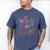 Wild About Reading Books Readers Lovers Bookworm Library Day Men's Comfort Colors T-Shirt Blue Jean