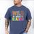 Wild About Reading Library Day Reading Books & Bookworm Men's Comfort Colors T-Shirt Blue Jean