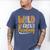 Wild About Reading Lover Bookworm Library Teacher Zoo Animal Men's Comfort Colors T-Shirt Blue Jean