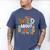 Wild About Reading Zoo Animals Books Reader Lover Men's Comfort Colors T-Shirt Blue Jean
