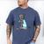Women Dog Pitbull I Love Dad Tattoo Men's Comfort Colors T-Shirt Blue Jean