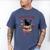 Women's Cat Books Romantic Floral Aesthetic Book Lover Cat Owner Men's Comfort Colors T-Shirt Blue Jean