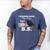 I Worked Hard For This BS Men Women Graduation Premium Tri-Blend Men's Comfort Colors T-Shirt Blue Jean