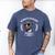 World's Coolest Dog Dad Papa Men Pitbull Men's Comfort Colors T-Shirt Blue Jean