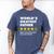 Worlds Okayest Father Dad Joke Review For Fathers Day Men's Comfort Colors T-Shirt Blue Jean