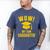 Wow My Son Graduated Mom Dad Of A Senior Graduation Men's Comfort Colors T-Shirt Blue Jean