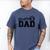 Wrestling Dad Hobby Wrestle Wrestler Martial Arts Father Men's Comfort Colors T-Shirt Blue Jean