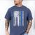 Wrestling Dad Men's Comfort Colors T-Shirt Blue Jean