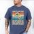 Wrestling Dad Wrestler Wrestling Wrestle Father's Day Men's Comfort Colors T-Shirt Blue Jean