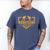 Wrestling Senior Night Wrestling Senior 2025 Graduation 17 Men's Comfort Colors T-Shirt Blue Jean