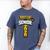 Wrestling Senior Night Senior 2026 Faith Cross Graduation Men's Comfort Colors T-Shirt Blue Jean