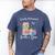 Yarn Quote Easily Distracted By Books And Yarn Reader Men's Comfort Colors T-Shirt Blue Jean