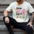 100th Day Of School Teacher Books 100 Days Of Preschool Girl Men's Comfort Colors T-Shirt Ivory