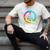 2026 Graduation Class Year Tie Dye Peace Sign Graduate Shirt Men's Comfort Colors T-Shirt Ivory
