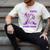 Alzheimer's Awareness I Wear Purple In Memory Of My Aunt Men's Comfort Colors T-Shirt Ivory