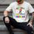 Autism Dad Puzzle Ribbon Proud Son Hero Autism Awareness Men's Comfort Colors T-Shirt Ivory