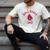 Ball State University Cardinals Arched Dad Men's Comfort Colors T-Shirt Ivory