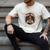 Batty About Books Reading Book Lover Men Women Distressed Men's Comfort Colors T-Shirt Ivory