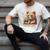 Bear Reading Book Glasses Library Zoo Teacher School Animal Men's Comfort Colors T-Shirt Ivory