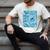 Blue Comic Book Blue Graphic Men's Comfort Colors T-Shirt Ivory
