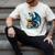 Book Lover Bookworm Reading Books Dragon Sci-Fi Character Men's Comfort Colors T-Shirt Ivory