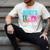 Boots Or Bows Dad Loves You Gender Reveal Party Men's Comfort Colors T-Shirt Ivory
