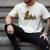 Boston Terrier Bigfoot Dog Walking Dog Mom Dad Kids Men's Comfort Colors T-Shirt Ivory
