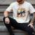 Buffering Glitched CD On Fire 2000s Nostalgia Men's Comfort Colors T-Shirt Ivory