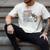 Cat On Books Pets Cats Reading Book Nerd Read Reader Bookcat Men's Comfort Colors T-Shirt Ivory