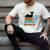 Cat And Books Retro Midcentury Mid Century Aesthetic Men's Comfort Colors T-Shirt Ivory