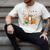 Cat Fall In Love With Reading Book Lover Autumn Men's Comfort Colors T-Shirt Ivory
