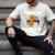 Cat Ignoring You Expert Level Orange Tabby Introvert Men's Comfort Colors T-Shirt Ivory
