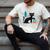 Cat Midcentury With Book And Coffee Atomic Age Mid Century Men's Comfort Colors T-Shirt Ivory