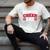 Cheer Stepdad Bonus Cheer Dad Red Men's Comfort Colors T-Shirt Ivory
