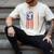 Cheerleader Dad Cheer Dad American US Flag Father Team Men's Comfort Colors T-Shirt Ivory