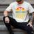 Chorkie Dad Retro Sunset Chihuahua Yorkie Mix Lover Men's Comfort Colors T-Shirt Ivory