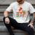 Christmas Gingerbread Man Reading Book Snowflake Teacher Men's Comfort Colors T-Shirt Ivory