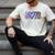 Class Of 1973 Tie Dye 50th Class Reunion Senior Graduation Men's Comfort Colors T-Shirt Ivory