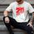 Class Of 2024 High School Senior Graduation Red Sports Style Men's Comfort Colors T-Shirt Ivory
