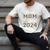 Class Of 2024 Proud Mom Of Senior Class 24 Graduation Men's Comfort Colors T-Shirt Ivory