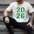 Class Of 2026 Graduation Varsity Green And On The Back Men's Comfort Colors T-Shirt Ivory