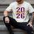 Class Of 2026 Graduation Varsity Purple And Yellow Letters Men's Comfort Colors T-Shirt Ivory