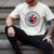 Clifford The Big Red Dog Round Distressed Logo Kids Books Men's Comfort Colors T-Shirt Ivory