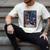 Color Graphic The Introvert Tarot Card Raglan Baseball Tee Men's Comfort Colors T-Shirt Ivory